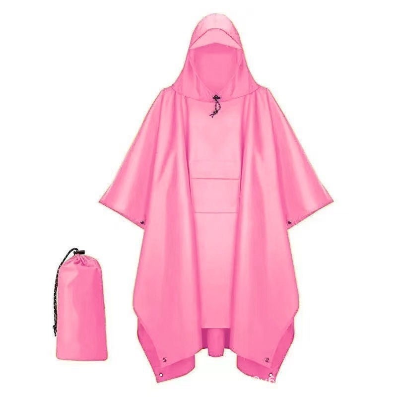 Professional Canopy Three-In-One Poncho Raincoat Multi-Functional Hiking And Mountaineering Outdoor Mat Portable Poncho - Image 1
